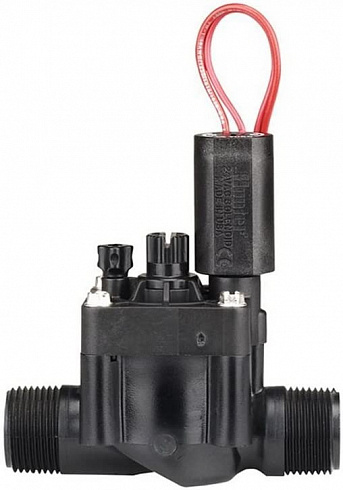 Hunter PGV-101-MM-B - э/м клапан, с регулятором потока 1"